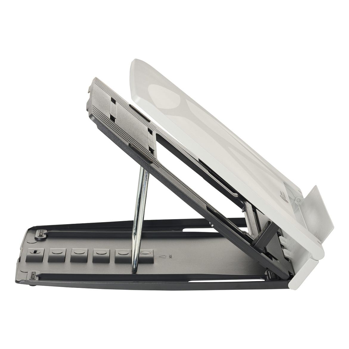 Mbajtëse për Laptop BakkerElkhuizen Ergo-Q 330 Circular / 12–17" / deri 6kg / 6 Nivele Lartësie / Mbajtëse Dokumentesh / Palosëse - Zezë/Hiri - 3