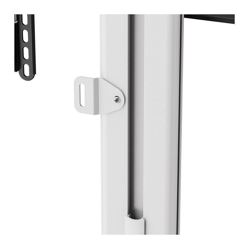 Mbajtëse për TV Equip 650614 , 37–86" , deri 45kg , stativ dyshemeje , lartësi e rregullueshme , e pjerrët , VESA 100x100–600x400 - Argjend - 6
