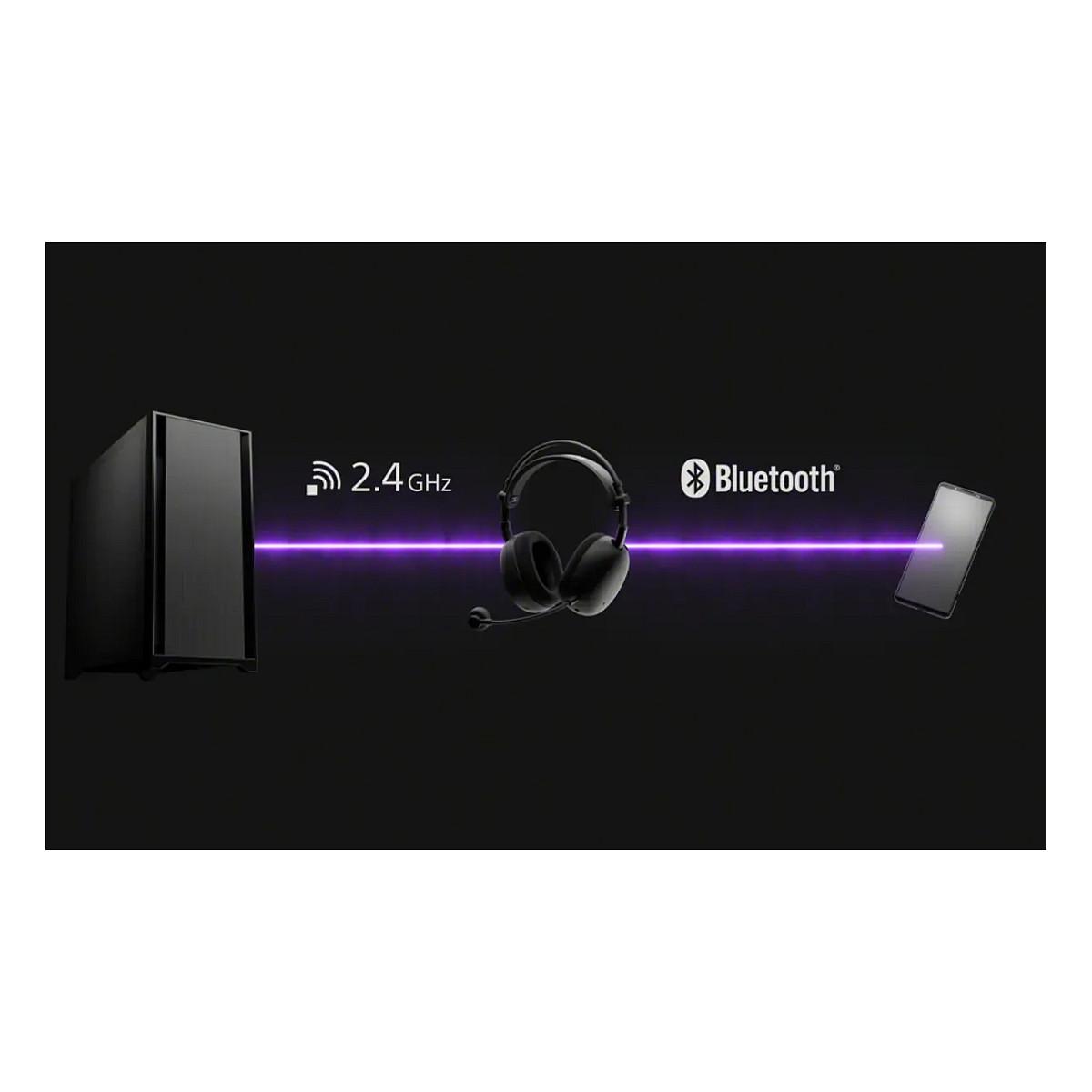 Kufje Gaming SONY INZONE H9 II / Wireless / Bluetooth 5.3 / 30mm / ANC / 360 Spatial Sound / Mikrofon - Bardhë - 10