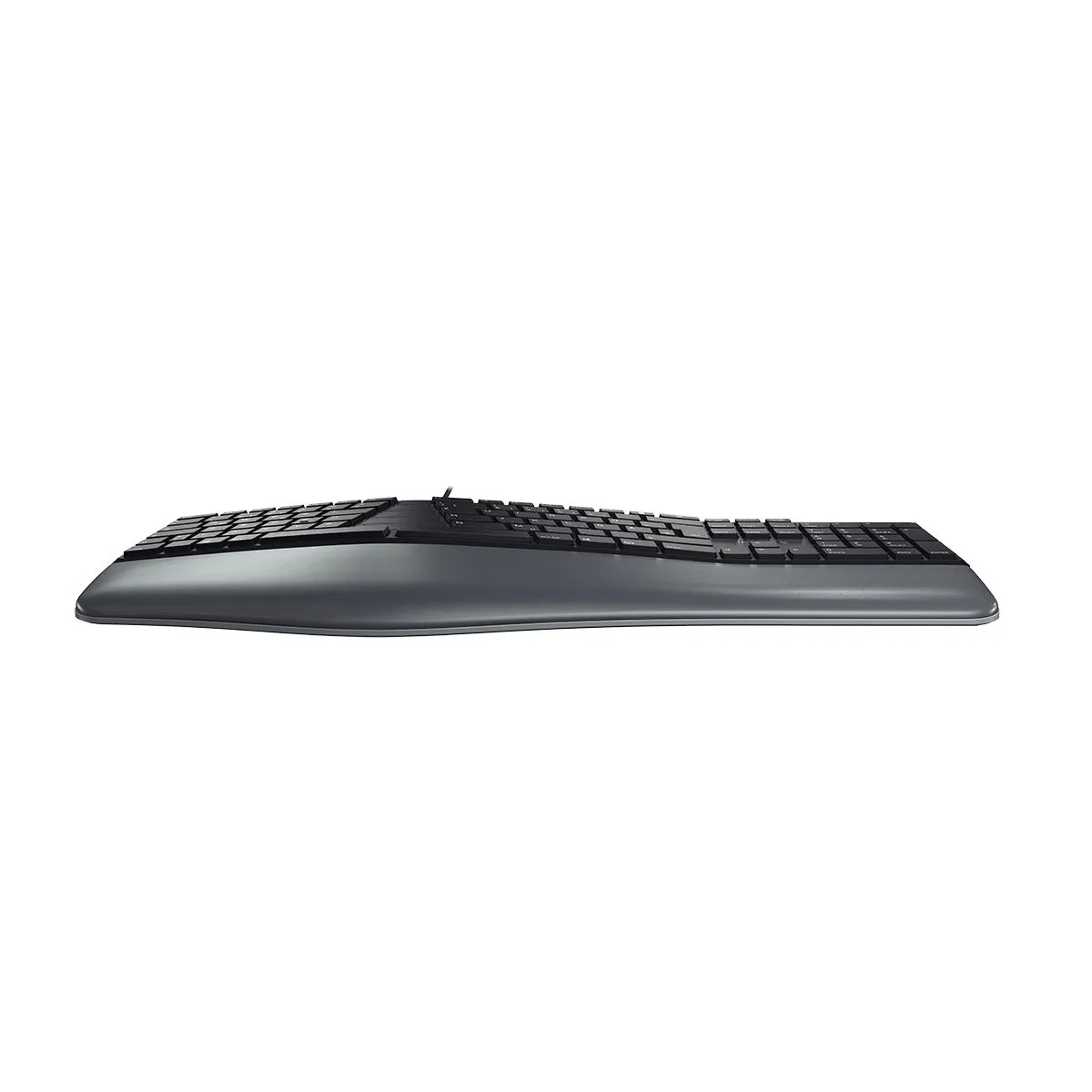 Tastierë Me kabllo CHERRY KC 4500 ERGO / Ergonomic / USB / Pan-Nordic Layout / Numpad - Zezë - 3