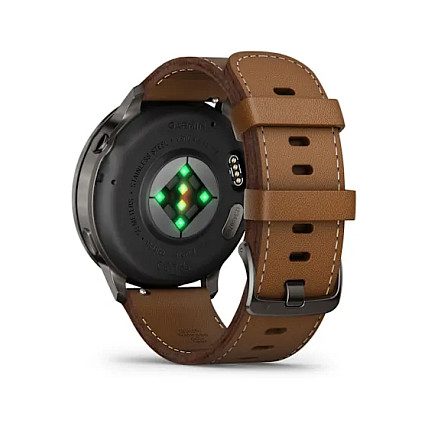 Orë e Mençur Garmin Venu 4 / 45 mm / AMOLED 1.4" / GPS / Monitorim i Rrahjeve të Zemrës - Kafe - 5