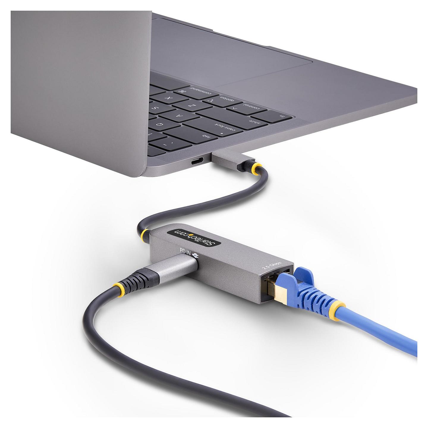 Adapter Rrjeti USB-C StarTech 2GPD3-USB-C-ETHERNET, 2.5GbE, RJ45, 100W PD - Gri - 7