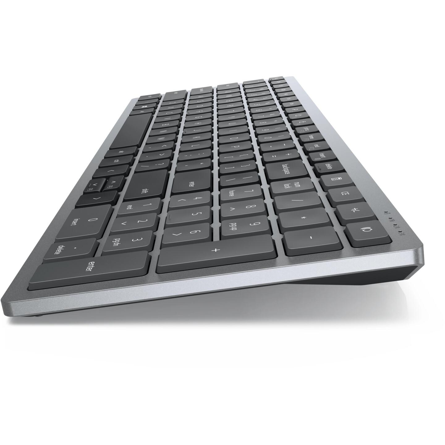 Combo (Tastierë & Maus) Dell Pro Plus KM7120W, Wireless, QWERTY US International, Scissor, 4000 DPI, 7 Butona - Gri - 3