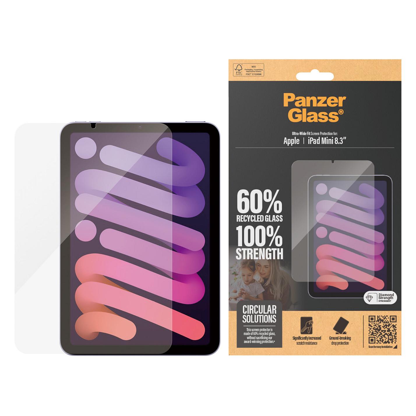 Aksesorë Apple PanzerGlass / Screen Protector UWF / iPad mini 8.3" (21/24) - Transparente - 2
