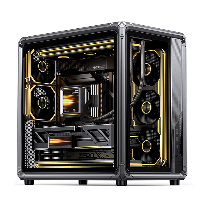 Kasë PC JONSBO X400 / Midi Tower / ATX / Back-Connect / Tempered Glass - Gri - 49