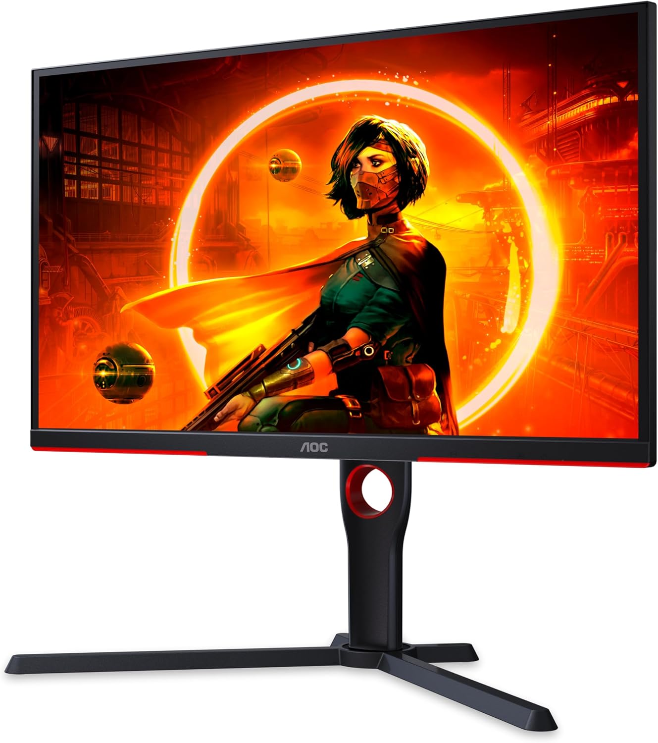 Monitor Gaming AOC G3 25G3ZM/BK / 25″ Full HD 240Hz 0.5ms / HDMI, DP – Zi e kuq - 3