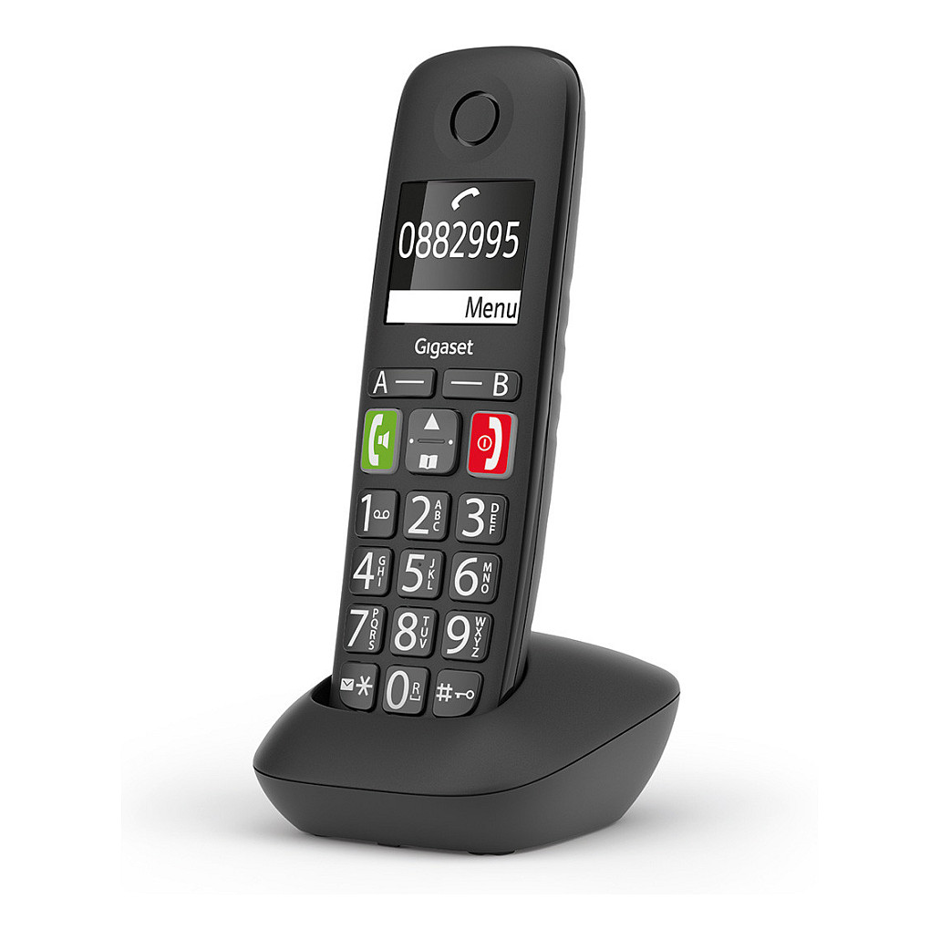 Telefon i thjeshtë Gigaset E290HX / 2" / DECT & Hands-Free - Zezë - 4