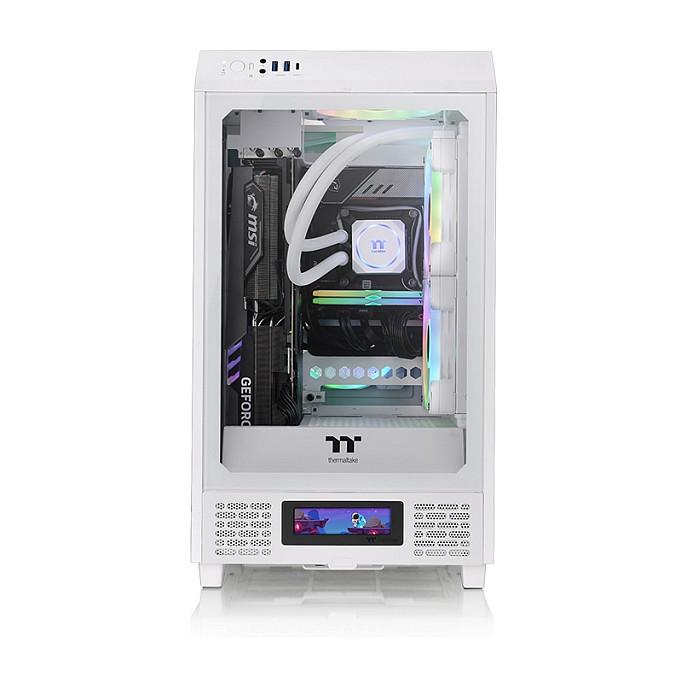 Ekran LCD për Kasë Thermaltake LCD Panel Kit Snow for The Tower 200, 3.9", TFT-LCD, 480×128, USB 2.0 - Bardhë - 3