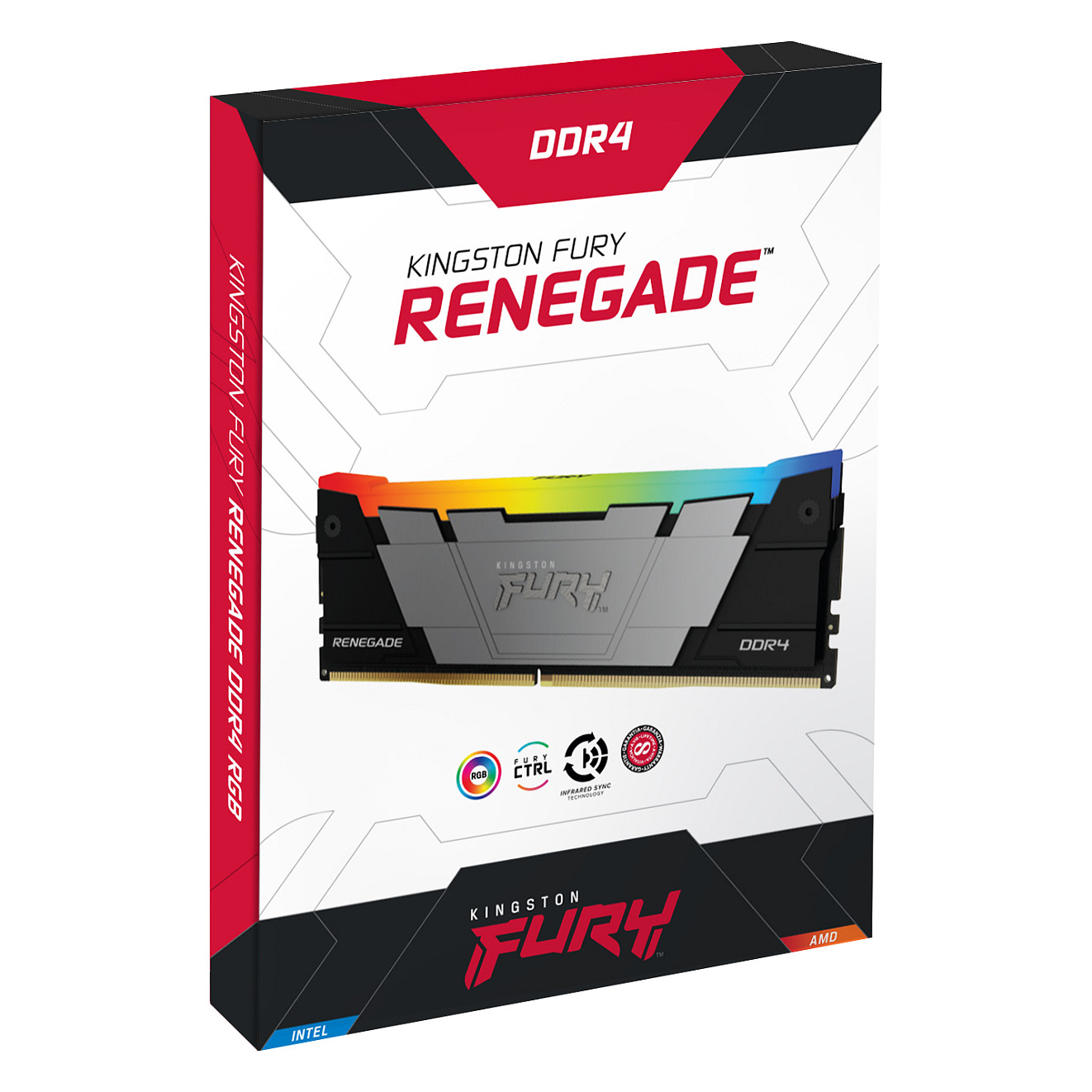 RAM Memorie DDR4 Kingston FURY Renegade RGB / 64GB (2x32GB) / DIMM / 3200 MHz / 288-pin - Zezë - 4