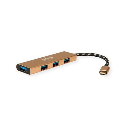 Hub ROLINE 14.02.5049-5 / 4x USB-A / USB-C / USB 3.2 Gen 1 / 5Gbps – Ari - 3