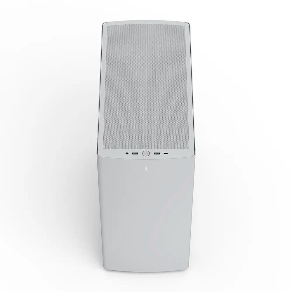 Kasë Fractal Design Define One, Mid-Tower, ATX, Xham i Temperuar, 3x Momentum 14, USB Type-C 20Gbps - Bardhë - 3
