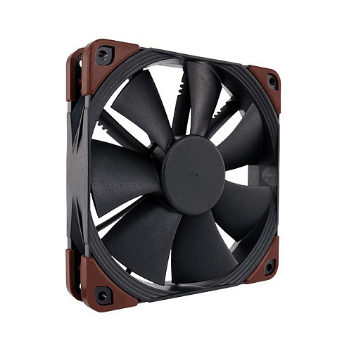 Ftohës për Kasë Noctua NF-F12 industrialPPC-2000 / 120mm / 2000 RPM – Zezë/Kafe - 5