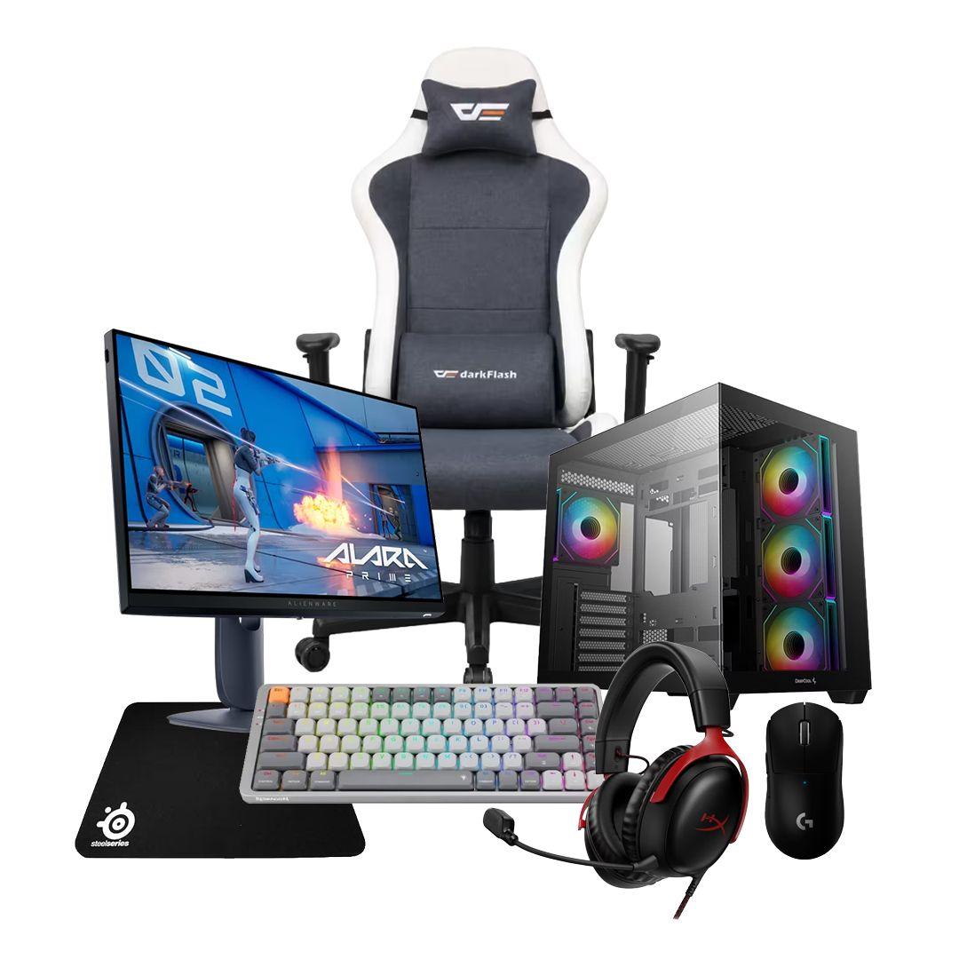 STARBUNDLE SERIES X2 , Ryzen 7 7800X3D , 16GB DDR5 , 500GB , RTX 5060 8GB , Case DeepCool CG530 + AW2525HM + Superlight 2 LS + HYP727A9AA +K652GG +S3 + RC360
