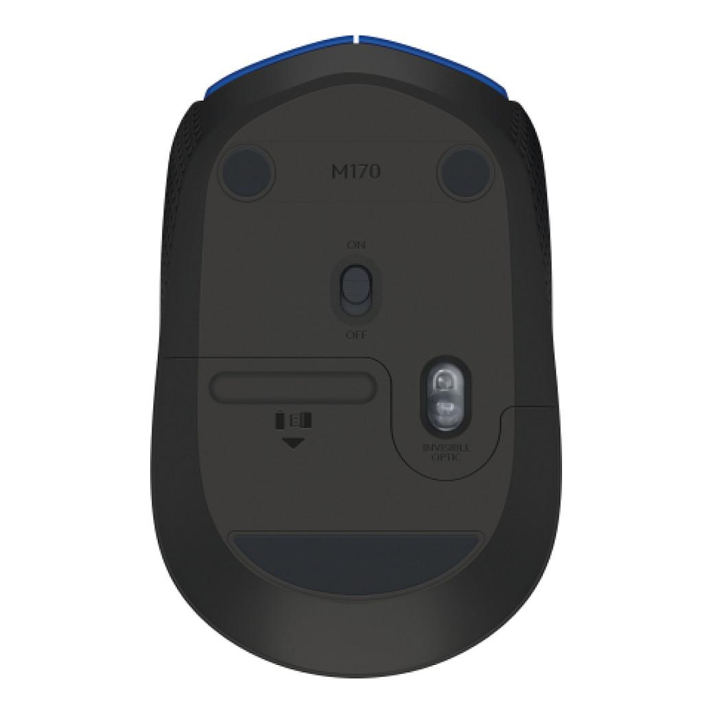 Maus pa kabllo Logitech M170 / Optik / 1000 DPI / 2 Butona / 2.4 GHz - Zezë/Hiri - 5