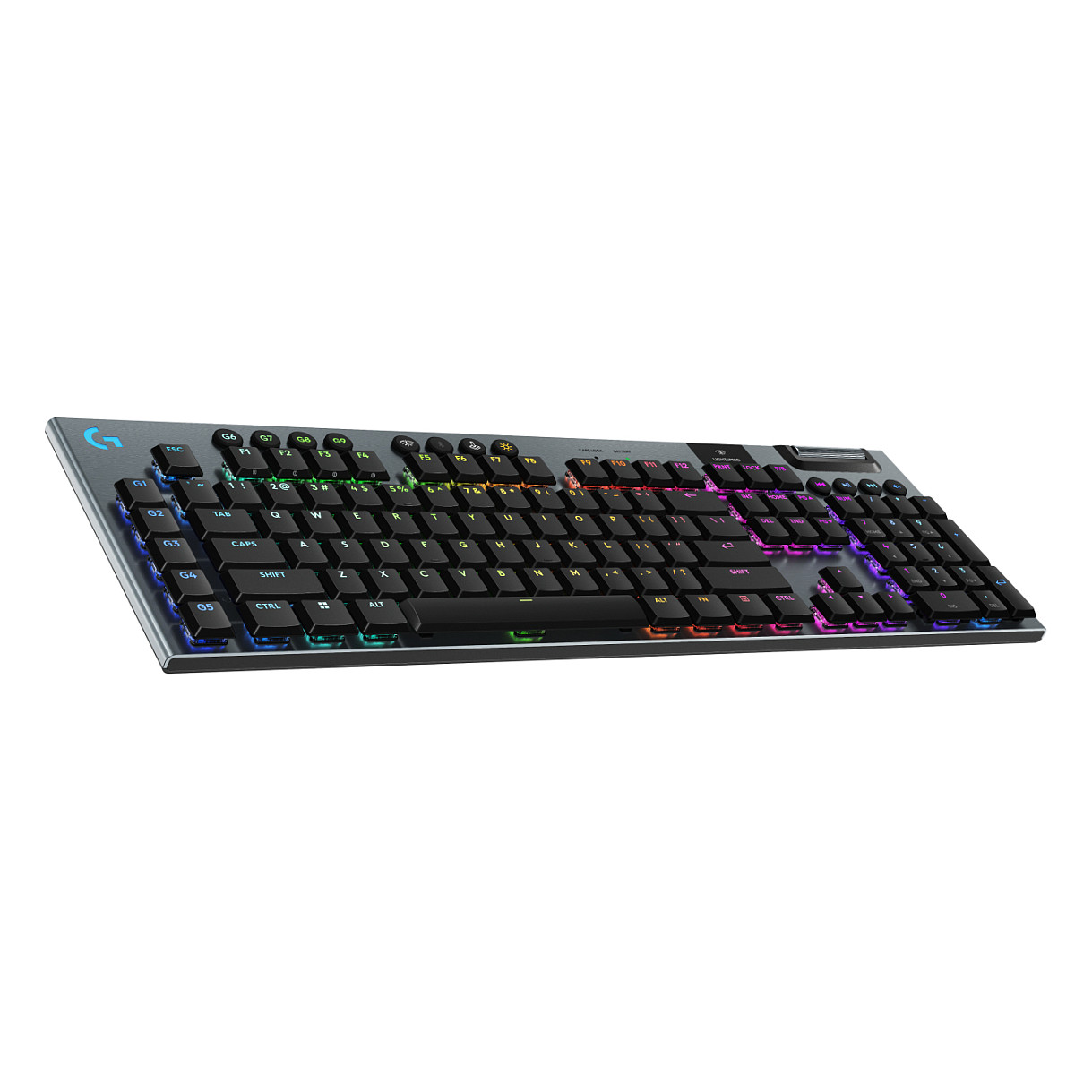 Tastierë Gaming Logitech G G915 X LIGHTSPEED / Wired / 100% / GL Tactile / USB + RF Wireless + Bluetooth / QWERTY / RGB - Zezë - 3