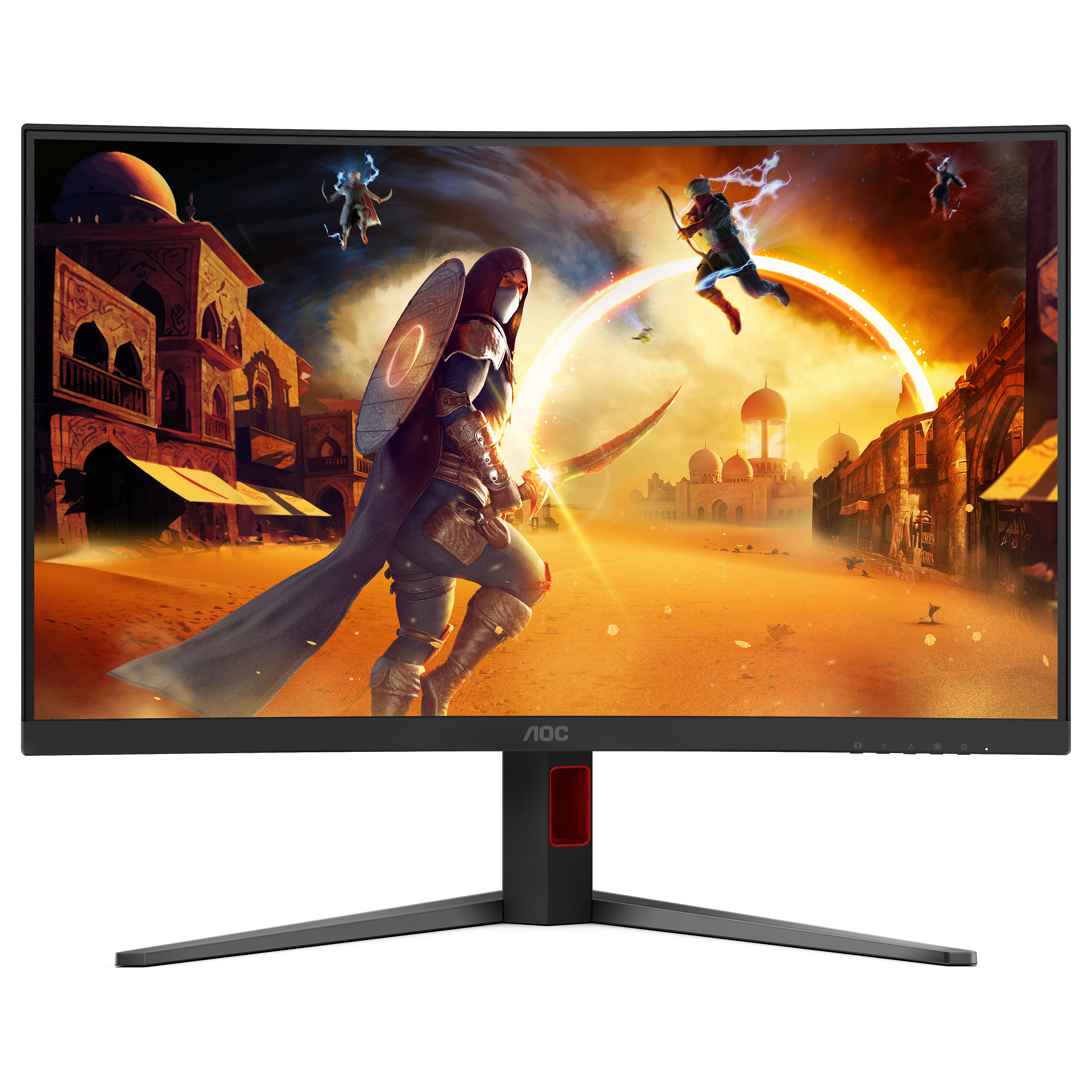 Monitor Gaming AOC G4 C32G4Z / 31.5" / Full HD VA Curved / 180Hz / 4ms / Speakers - Zezë+Kuqe - 6