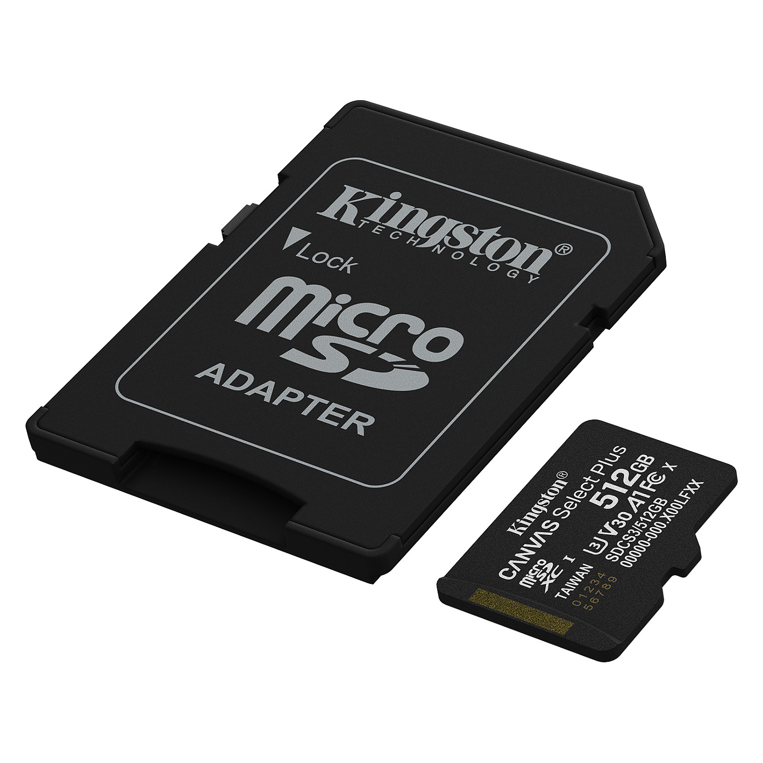 Kartë Memorie Kingston Canvas Select Plus Gen3 / 512GB / microSDXC / UHS-I / 150 MB/s / A1 - Zezë - 2