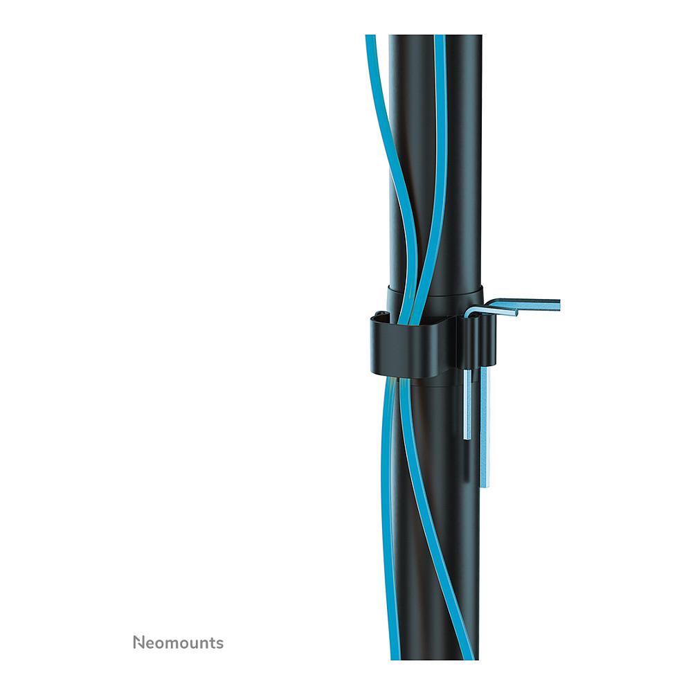 Mbajtëse për Monitor Neomounts NM-D335DBLACK / 2 Monitorë / 10"-27" / 8kg për monitor / VESA 75x75-100x100 - Zezë - 9