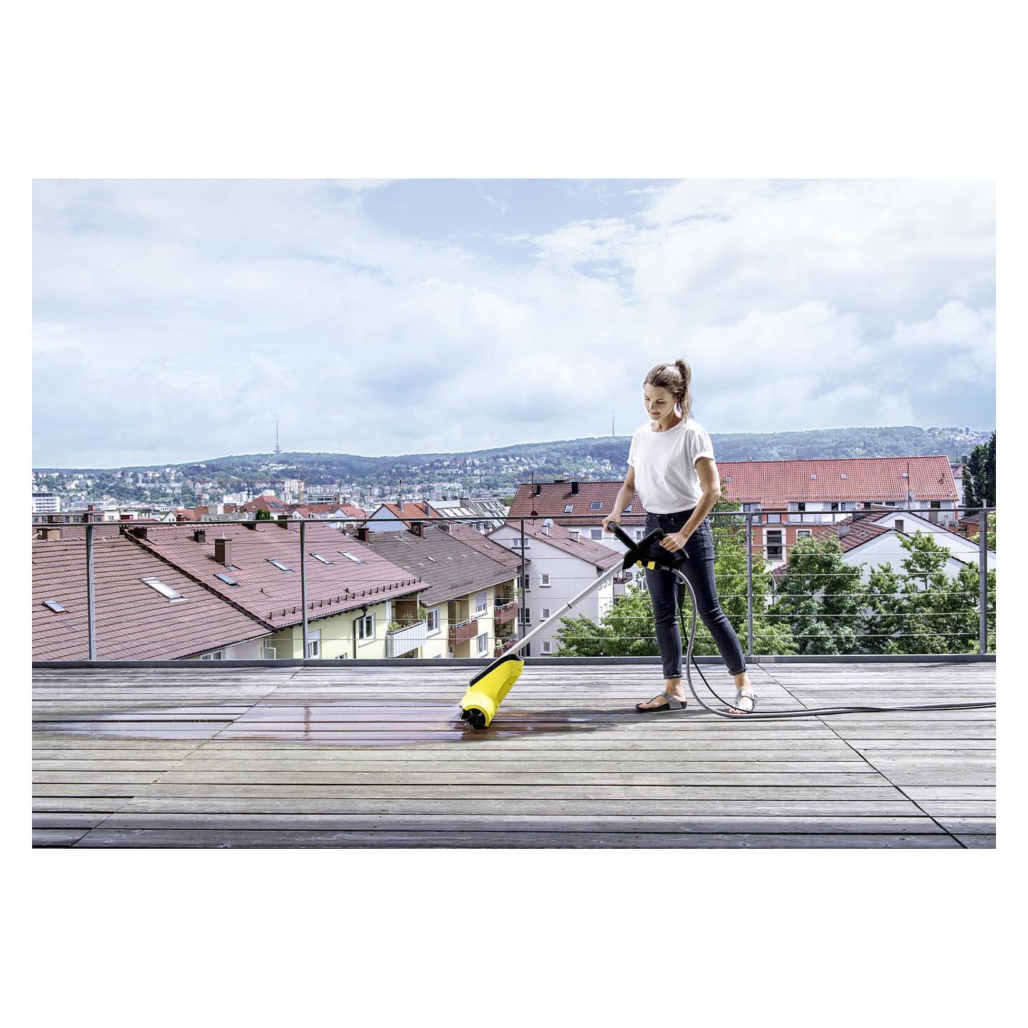 Pastrues për Dysheme Kärcher PCL 4 / 600W / 800rpm / 2 Rollers / Adjustable Water Supply / 10bar – Verdhë/Gri/Zezë - 3