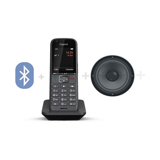 Telefon VoIP Gigaset S700H PRO, DECT, CAT-iq 2.1, 2.4" TFT me ngjyra, Bluetooth 4.2, 500 kontakte, IP40 - Antracit - 4