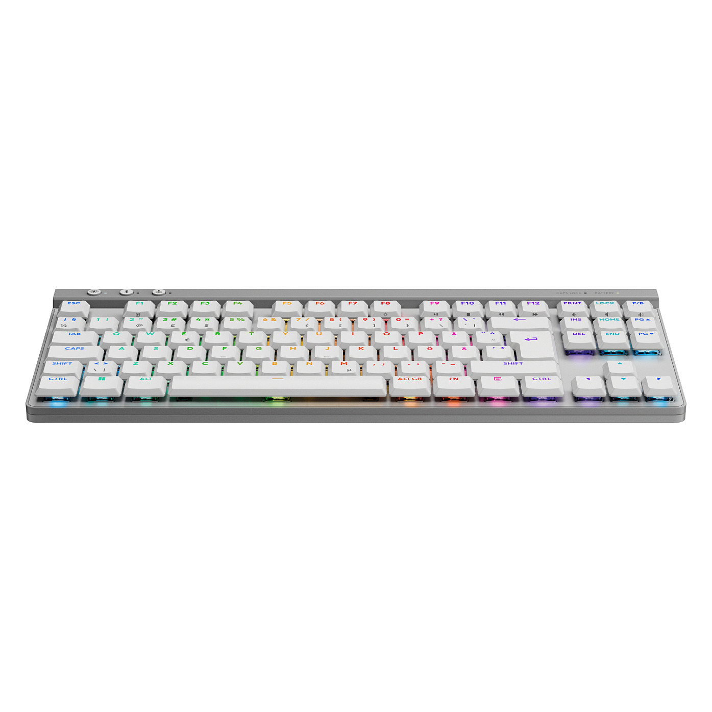 Tastierë Gaming Logitech G 920-012551 / Wired & Wireless / QWERTY / Mekanike / RGB LED - Bardhë - 4