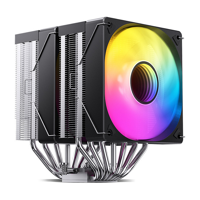 Ftohës për Procesor Jonsbo CR-3000 / Dual Tower / 260W TDP / 2×120mm PWM Fan / ARGB – Zezë - 6