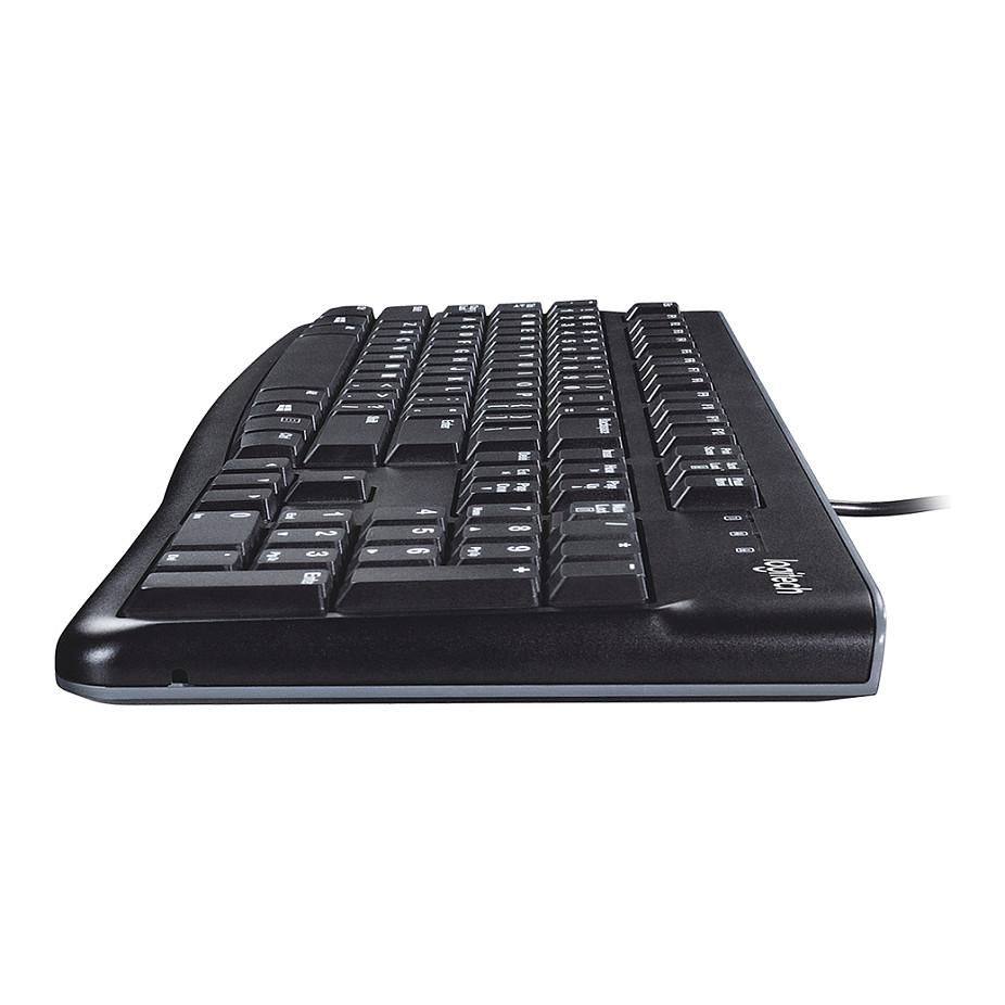 Tastierë me kabllo Logitech K120 / USB / Full-Size / QWERTY UK / NumPad - Zezë - 4