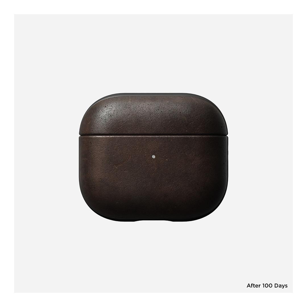 Aksesorë për Kufje Nomad NM01001485 / Modern Leather Case / AirPods 3rd Generation / Wireless Charging - Kafe - 3