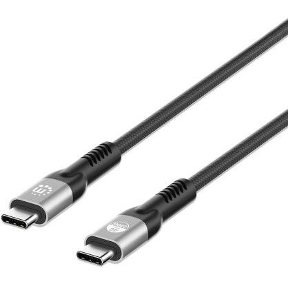 Kabllo USB Manhattan / USB4 / USB‑C Male–Male / 240 W / 40 Gbps / 8K / 1 m