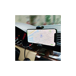 Aksesorë për telefon TerraTec ChargeAir Car / Mbajtëse për veturë / Karikim pa tela 10W / USB – Zezë - 4