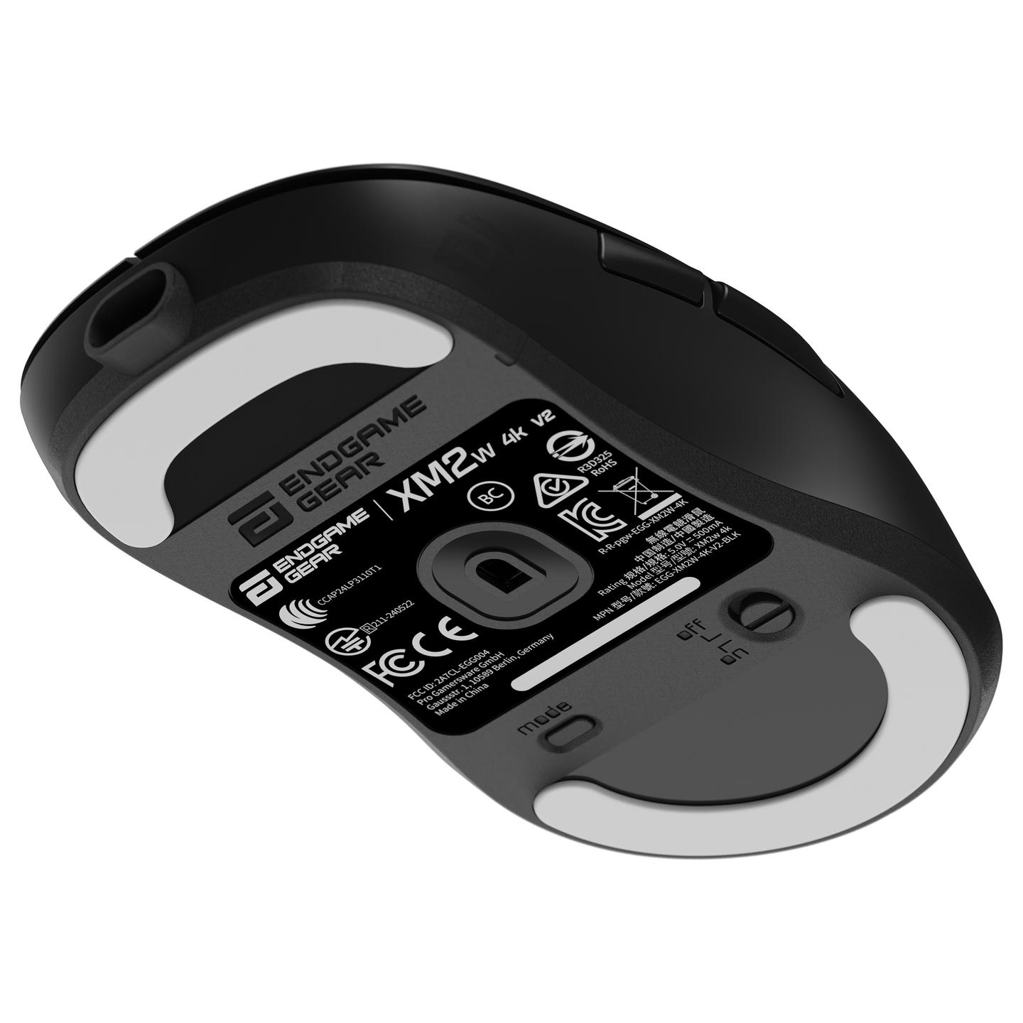 Maus Gaming Endgame Gear XM2w 4K v2 / Wireless / PixArt PAW3950 / 30.000 DPI / 4000Hz / 6 Butona / 2.4 GHz - Zezë - 11