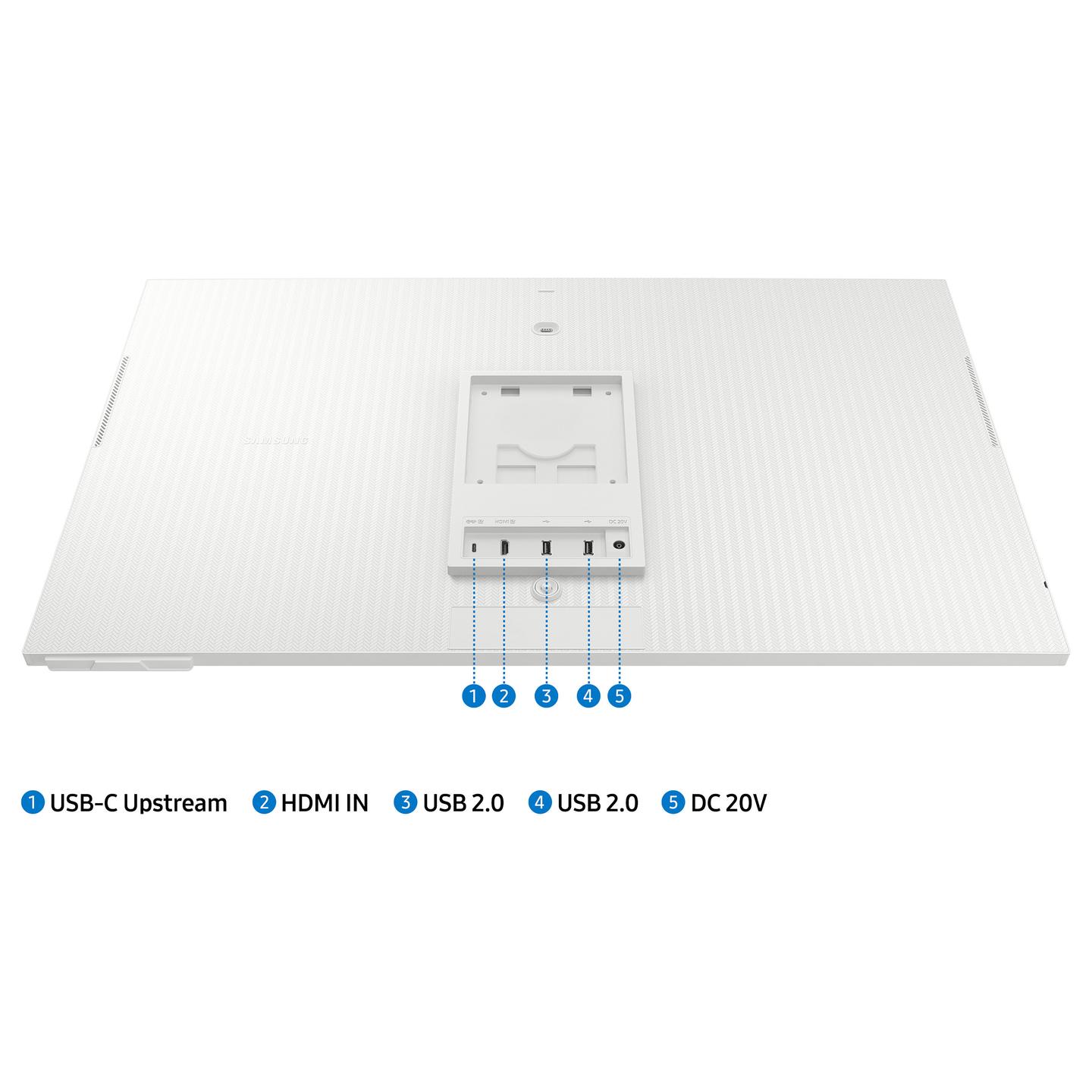 Monitor Samsung Smart Monitor M80D, 32", UHD 4K VA, 60Hz, 4ms, HDMI+2xUSB+USB-C - Bardhë - 15