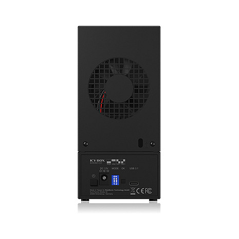 Docking Station ICY BOX IB-RD3621-C31 / 2.5"/3.5" / SATA / 2-Bay - Zezë - 4