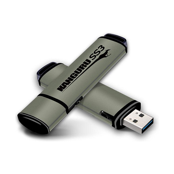 USB Flash Drive iStorage Kanguru SS3 / 32GB / USB 3.0 / 400MB/s - Gjelbër - 6
