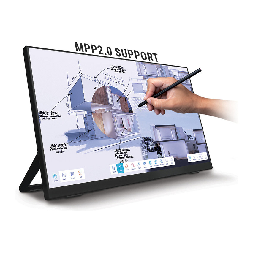 Ekran Interaktiv Iiyama ProLite T2255MSC-B1 / 21.5" / Full HD Touch IPS / 5ms / 60hz / HDMI+DP+USB - Zezë - 9