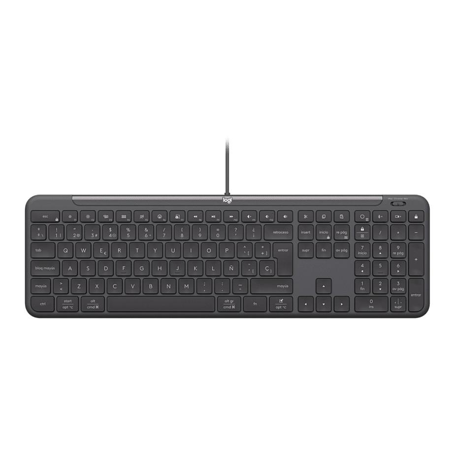 Combo (Tastierë & Maus) Logitech MK620, QWERTY US International, Full Size, USB-C, Scissor, 4000 DPI - Grafit - 4