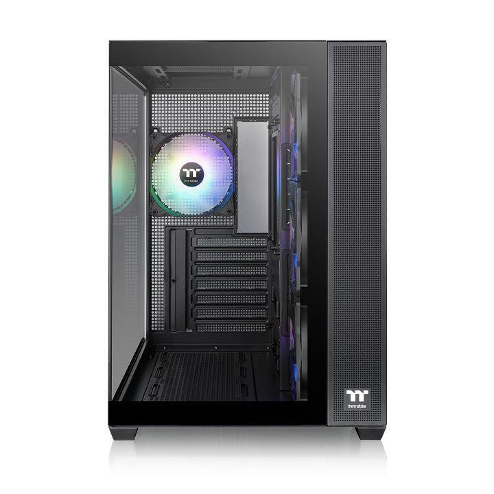 Kasë PC Thermaltake View 380 TG ARGB / Midi Tower / ATX / 4x 120mm ARGB Fan / Tempered Glass – Zezë - 3
