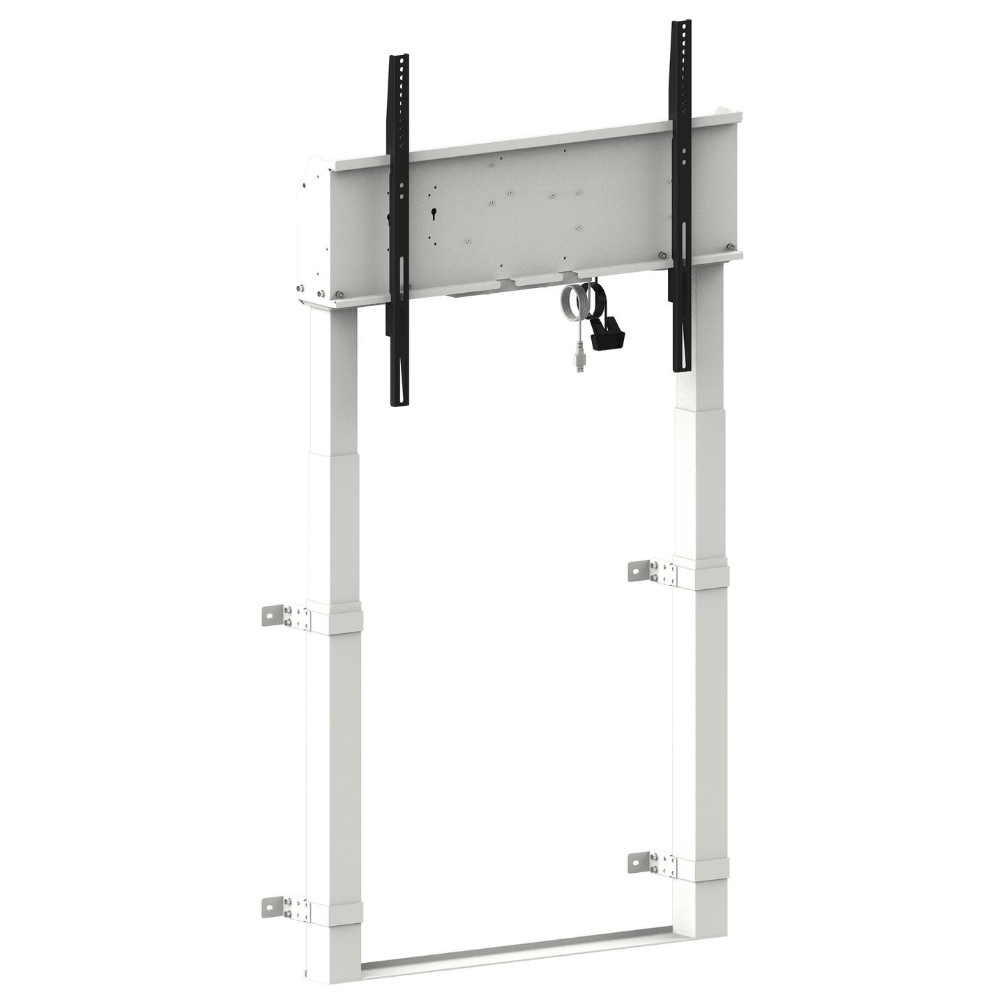 Mbajtëse për Monitor iiyama / 55″–105″ / deri në 120 kg / VESA deri në 800×600 mm / Elektrike - Bardhë - 4