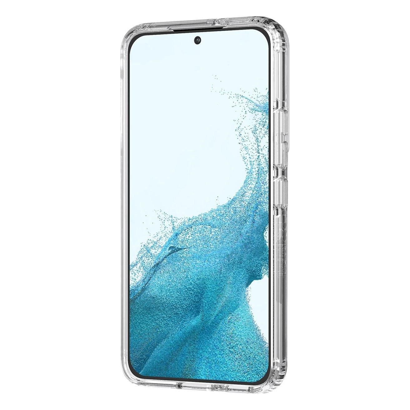 Case për Telefon Tech21 Evo Clear, Samsung Galaxy S22, Mbrojtje nga Rëniet deri në 3,6 m, Rezistent ndaj Gërvishtjeve – Transparente - 6