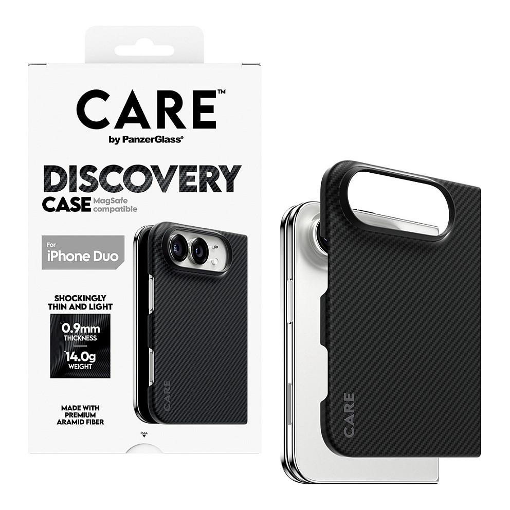 Case për Telefon PanzerGlass CARE Discovery për iPhone Duo, MagSafe, Fibër Aramide - Zezë - 5