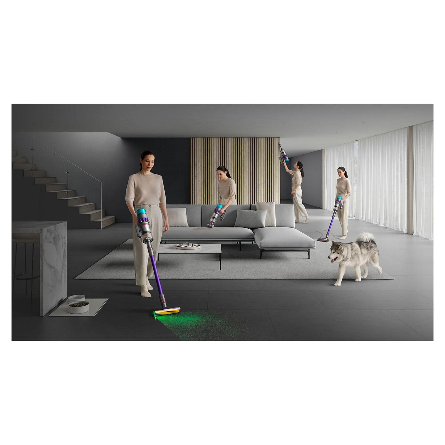 Fshesë me Vakum Dyson Gen5detect / 262AW / 135.000rpm / HEPA / 0.77L / 70min / LCD / Root Cyclone / Click-in Battery – Gri/Vjollcë/Blu - 12