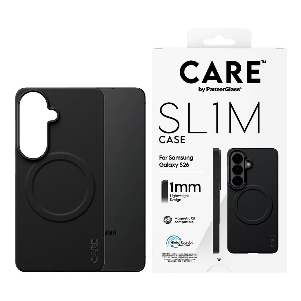 Aksesor për telefon PanzerGlass CARE SL1M / Case / Samsung Galaxy S26 / Plastikë / Qi / Karikim Wireless - Zezë - 2