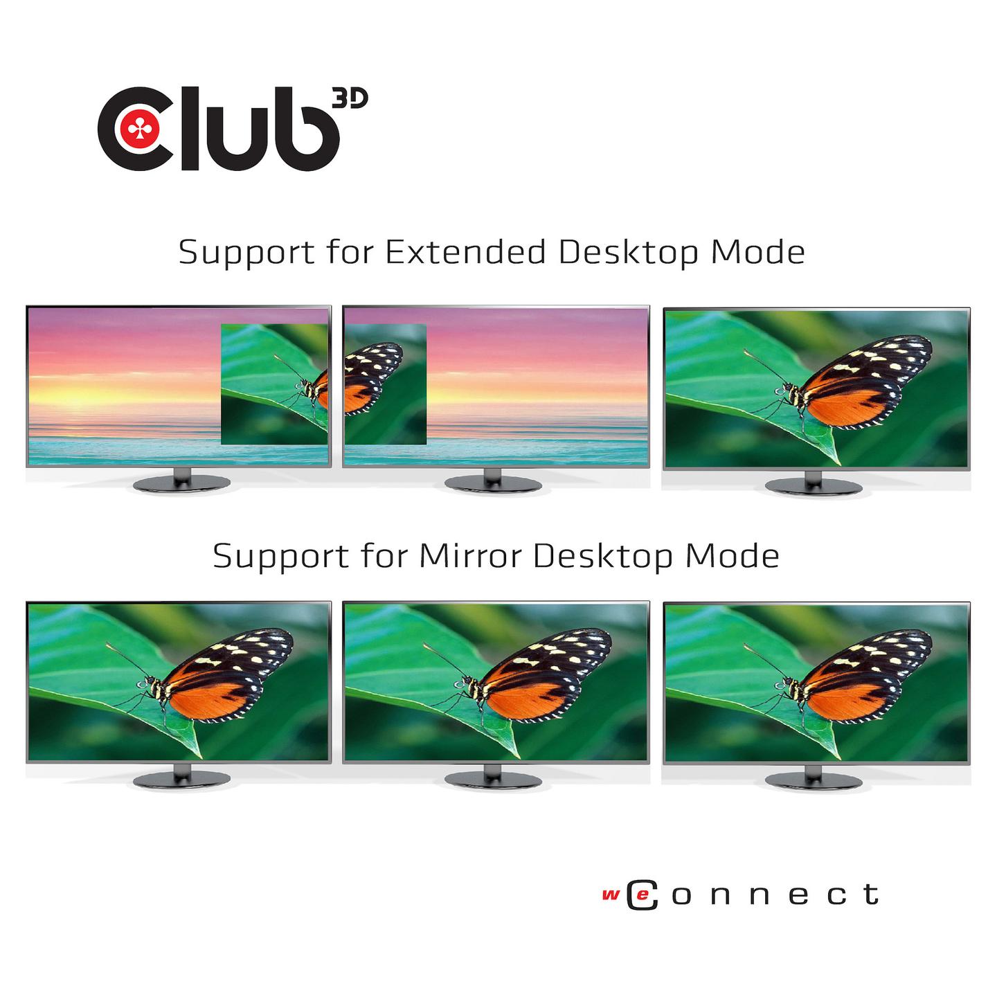 Docking Station Club 3D CSV-1564W100 / HDMI + DisplayPort + VGA / 3x USB-A 5Gbps + 2x USB-A 2.0 + 1x USB-C / 1GbE / SD+microSD / Audio / 100W PD – Zezë - 5