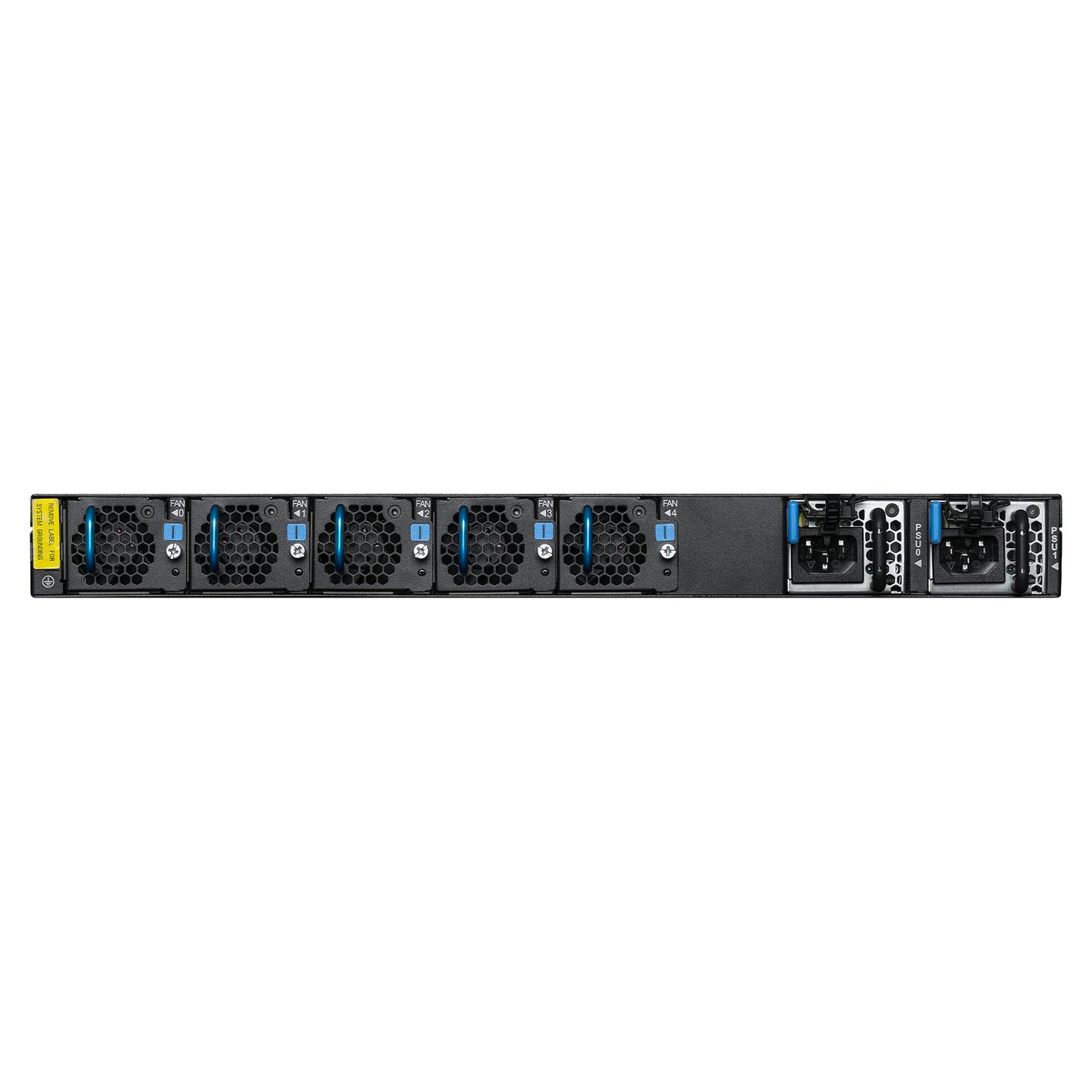 Switch LANCOM YS-7154CF-B2F, 48x SFP28 1/10/25GbE, 6x QSFP28 40/100GbE, Switching Capacity 2Tbps, Layer 3 Managed, Stackable, Redundant PSU, Rackmount 1U - Zezë - 4