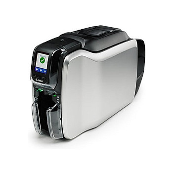 Printer Label Zebra ZC300 / Për Kartela Plastike / 300 DPI / USB + LAN - Zezë/Argjend - 2