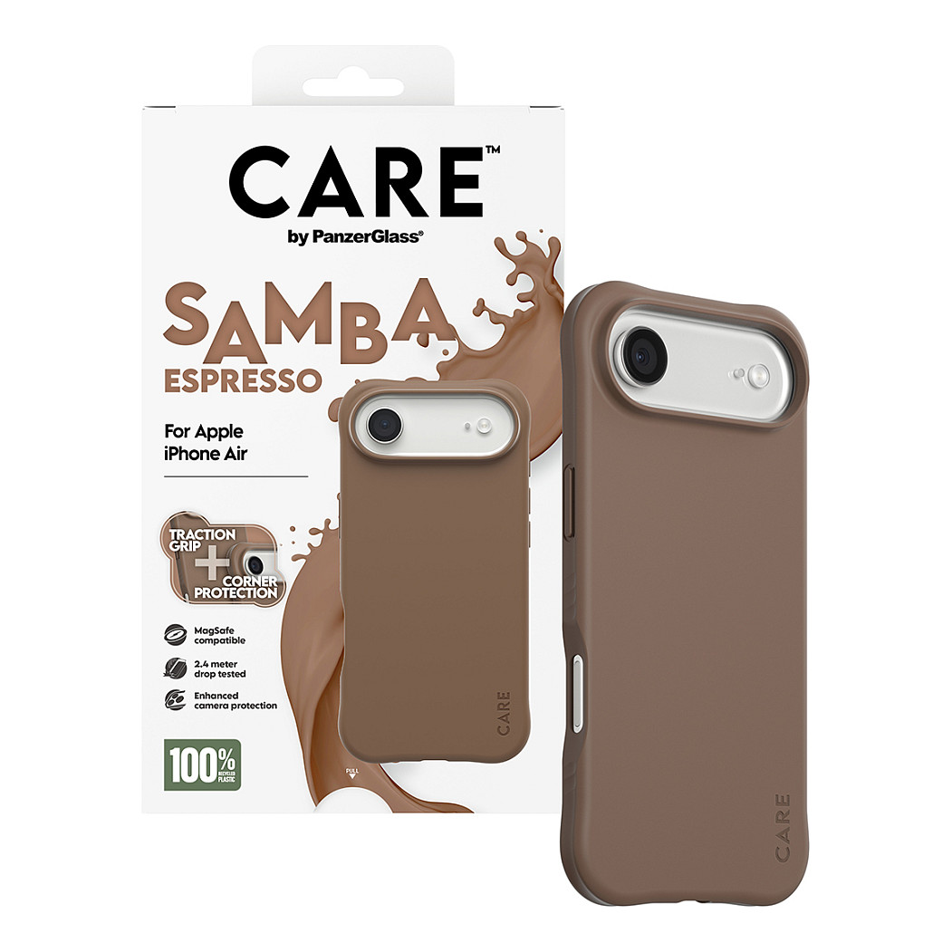 Aksesorë për telefon CARE by PanzerGlass Samba / Case / MagSafe / iPhone Air - Kafe - 5