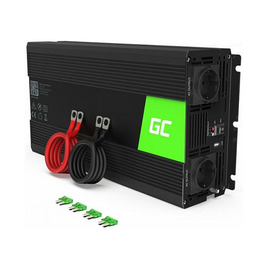 Inverter Green Cell INV21, 24 V, për automjet - Zezë