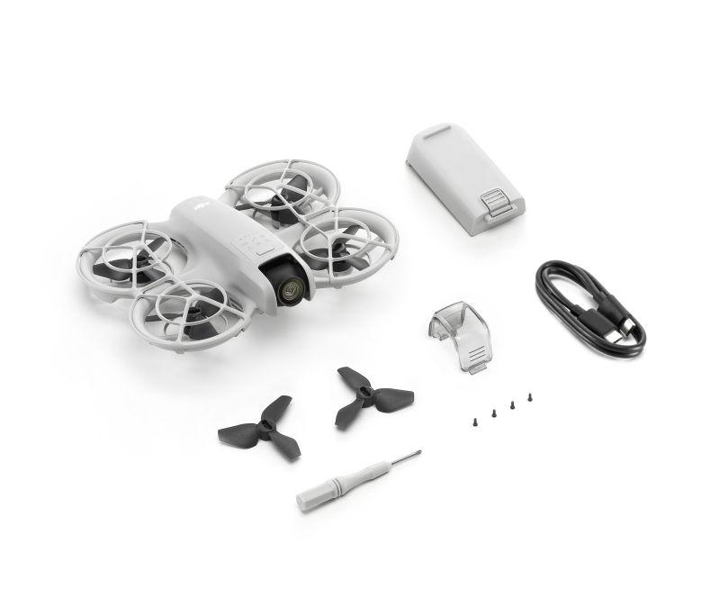 Dron DJI Neo, 4K, 12MP, 1/2" CMOS, 1-Aksësh, 22GB - Gri