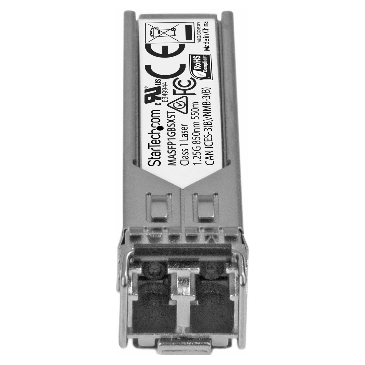 Transceiver SFP StarTech.com MASFP1GBSXST, 1Gbps, 1000BASE-SX, Multi-Mode, 850nm, LC Duplex, 550m - Argjend - 2