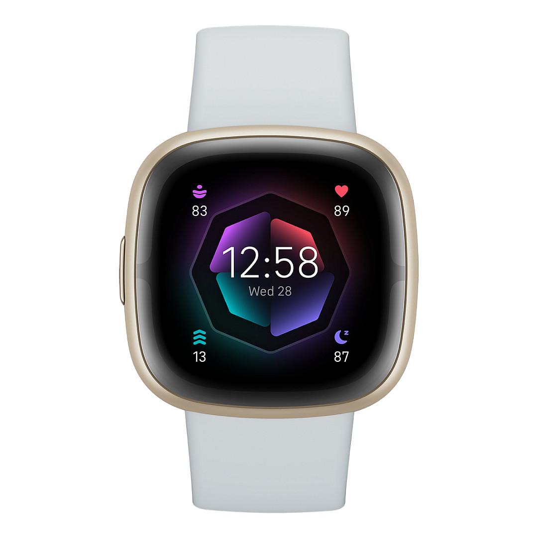 Orë e Mençur Fitbit Sense 2, GPS, Bluetooth, ECG, SpO₂, 5 ATM - Blu/Ari - 2